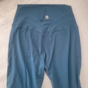 Blue High-Waisted Leggings